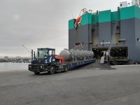 Ian Taylor agencia nave que trae importantes cargas para el desarrollo industrial en Santa Cruz, Bolivia