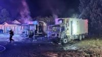 Atentado incendiario en Los Alamos: 