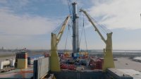 Ya está en ruta la grúa móvil más grande de Chile que operará en ITI