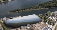 Portuaria Corral avanza en construcción de domo que se ubicará en Valdivia
